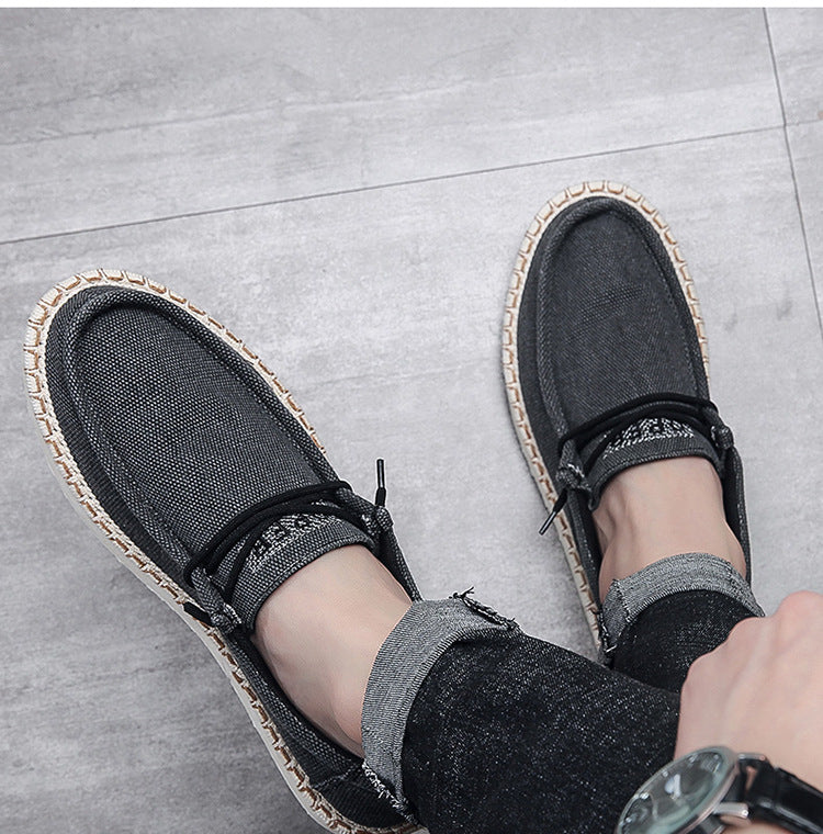 Chaussures en Toile Denim Demi Saison