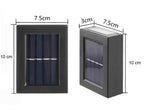 Lot de 2 applique murale LED solaire