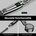 Pommeau de douche haute pression 4 modes