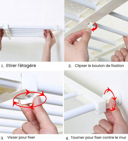 Étagère extensible