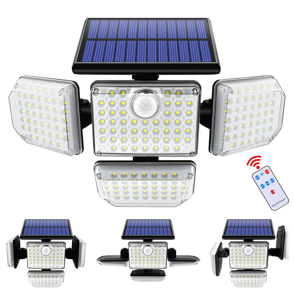 Lampe LED solaire multidirectionnelle