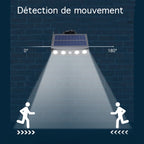 Lampe puissante solaire rotative