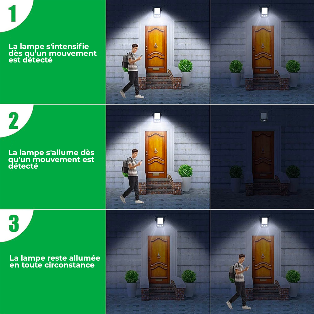 Lampe LED solaire à clipser