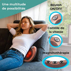 Oreiller masseur électrique Shiatsu