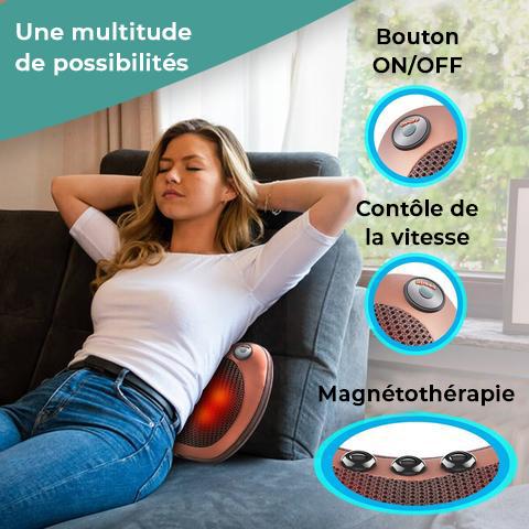 Oreiller masseur électrique Shiatsu