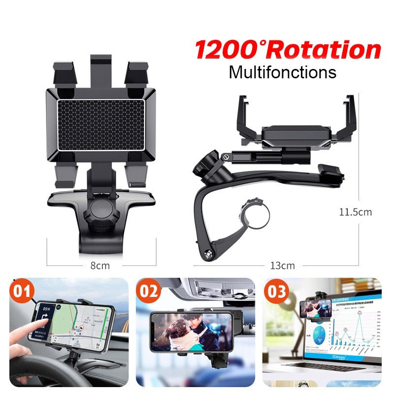 Support smartphone rotatif 1200°