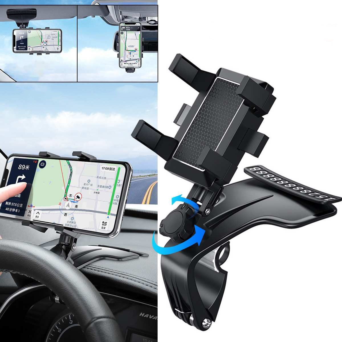 Support smartphone rotatif 1200°