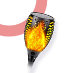 Torche de jardin solaire