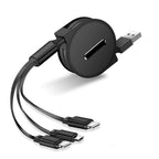 Câble USB rétractable 3 en 1 - [1 acheté = 1 OFFERT]