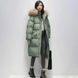 Judith - Parka longue matelassée avec capuche pour femme