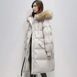 Judith - Parka longue matelassée avec capuche pour femme