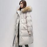 Judith - Parka longue matelassée avec capuche pour femme