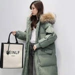 Judith - Parka longue matelassée avec capuche pour femme